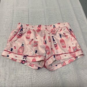 Munki munki pink rose’ sleep shorts